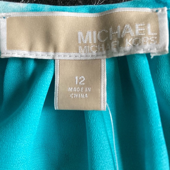 NWT Michael by Michael Kors turquoise dress - Picture 8 of 10